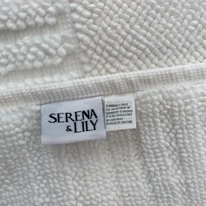 Two New Serena & Lily Cotton Bath Mats